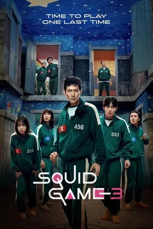 Squid Game – Season 3 (2025) Hindi Dubbed HD Poster Download - filmyfly